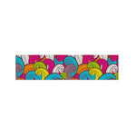 Colorful Surfing Wave Pattern Print Bed Runner