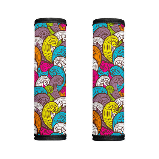 Colorful Surfing Wave Pattern Print Handle Covers