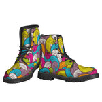 Colorful Surfing Wave Pattern Print Backpack