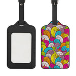 Colorful Surfing Wave Pattern Print Luggage Tag