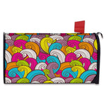 Colorful Surfing Wave Pattern Print Mailbox Cover
