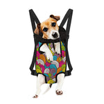 Colorful Surfing Wave Pattern Print Pet Carrier Backpack