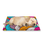 Colorful Surfing Wave Pattern Print Pet Cooling Mat Cover
