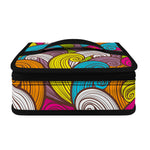 Colorful Surfing Wave Pattern Print Small Lunch Bag