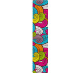 Colorful Surfing Wave Pattern Print Table Runner