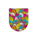 Colorful Surfing Wave Pattern Print Toilet Lid Cover