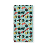Colorful Sushi And Rolls Pattern Print Baby Crib Sheet