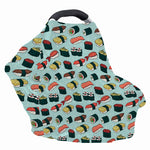 Colorful Sushi And Rolls Pattern Print Baby Seat Cover