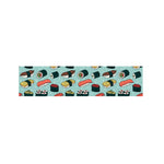 Colorful Sushi And Rolls Pattern Print Bed Runner