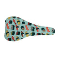 Colorful Sushi And Rolls Pattern Print Bicycle Seat Cover