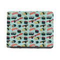 Colorful Sushi And Rolls Pattern Print Bifold Wallet