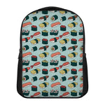 Colorful Sushi And Rolls Pattern Print Casual Backpack