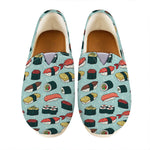 Colorful Sushi And Rolls Pattern Print Casual Shoes
