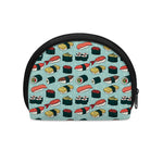 Colorful Sushi And Rolls Pattern Print Coin Purse