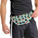 Colorful Sushi And Rolls Pattern Print Fanny Pack
