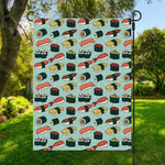 Colorful Sushi And Rolls Pattern Print Garden Flag