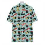 Colorful Sushi And Rolls Pattern Print Hawaiian Shirt