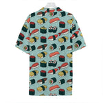 Colorful Sushi And Rolls Pattern Print Hawaiian Shirt