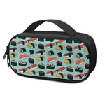 Colorful Sushi And Rolls Pattern Print Insulin Cooler Travel Case