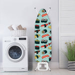 Colorful Sushi And Rolls Pattern Print Ironing Board Cover
