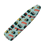 Colorful Sushi And Rolls Pattern Print Ironing Board Cover
