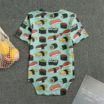 Colorful Sushi And Rolls Pattern Print Men's Bodysuit