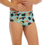 Colorful Sushi And Rolls Pattern Print Men's Briefs