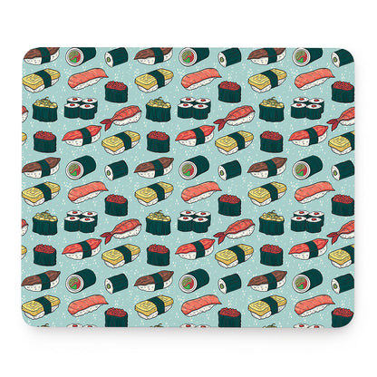 Colorful Sushi And Rolls Pattern Print Mouse Pad