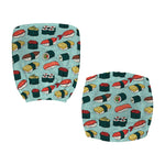 Colorful Sushi And Rolls Pattern Print Office Chair Cover