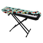 Colorful Sushi And Rolls Pattern Print Piano Keyboard Cover