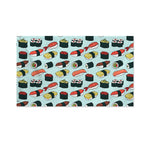 Colorful Sushi And Rolls Pattern Print Polyester Flag