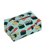 Colorful Sushi And Rolls Pattern Print Rectangle Tissue Box Cover