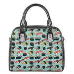 Colorful Sushi And Rolls Pattern Print Shoulder Handbag