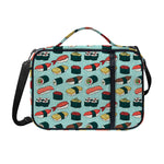 Colorful Sushi And Rolls Pattern Print Shoulder Strap Bible Bag