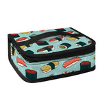 Colorful Sushi And Rolls Pattern Print Small Lunch Bag