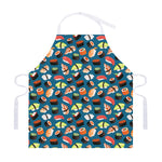 Colorful Sushi Pattern Print Adjustable Apron