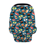 Colorful Sushi Pattern Print Baby Seat Cover