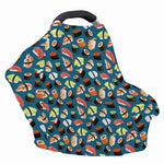 Colorful Sushi Pattern Print Baby Seat Cover