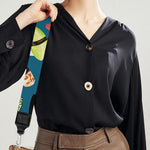 Colorful Sushi Pattern Print Bag Strap