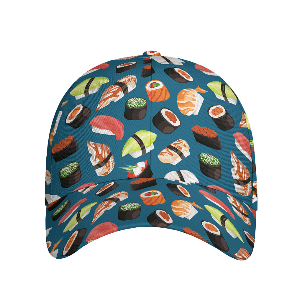 Colorful Sushi Pattern Print Baseball Cap