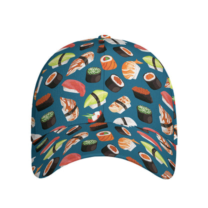 Colorful Sushi Pattern Print Baseball Cap
