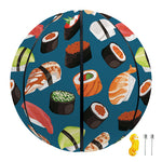 Colorful Sushi Pattern Print Basketball