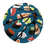 Colorful Sushi Pattern Print Basketball