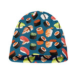 Colorful Sushi Pattern Print Beanie