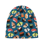 Colorful Sushi Pattern Print Beanie