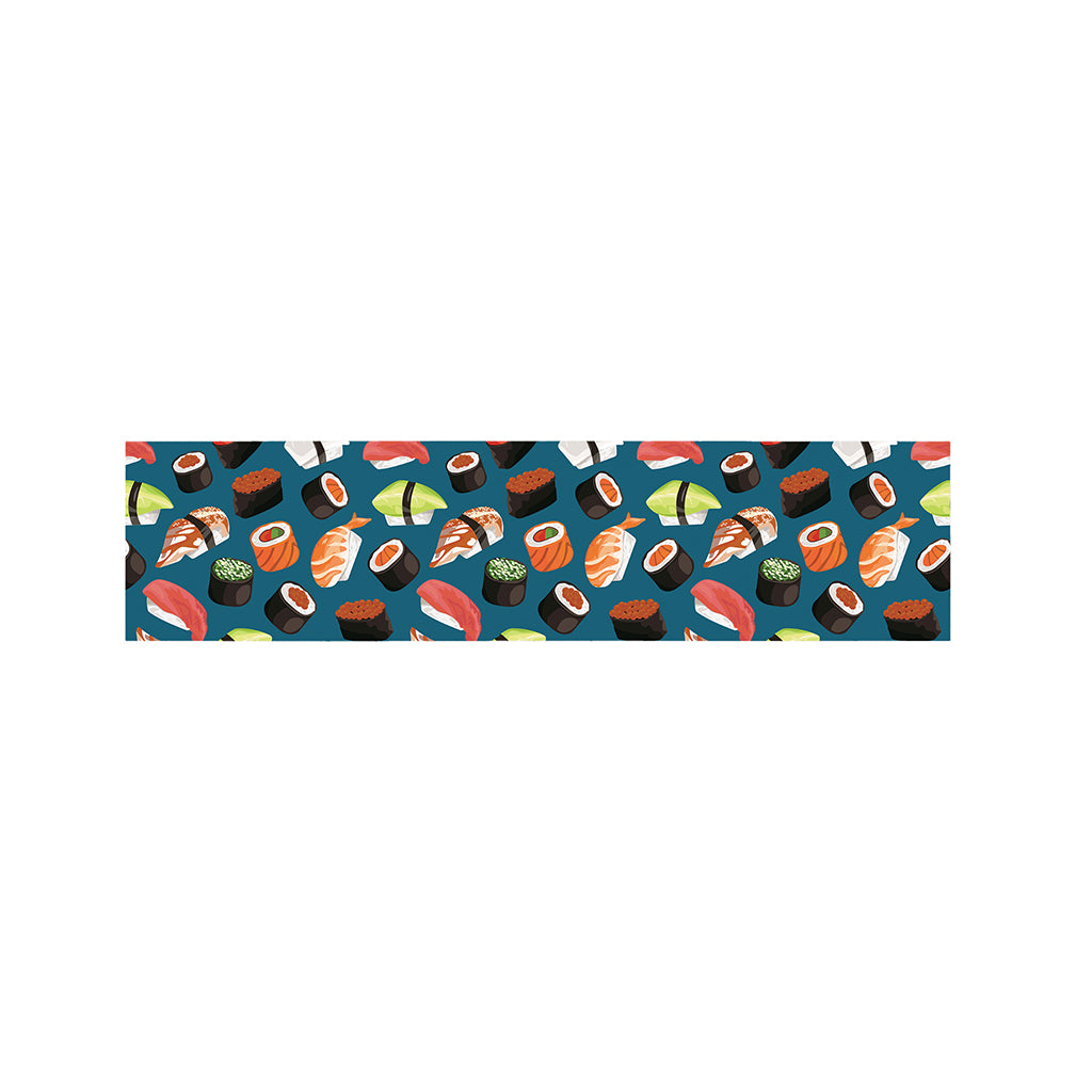 Colorful Sushi Pattern Print Bed Runner
