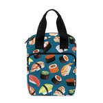 Colorful Sushi Pattern Print Bible Tote Bag