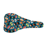 Colorful Sushi Pattern Print Bicycle Seat Cover