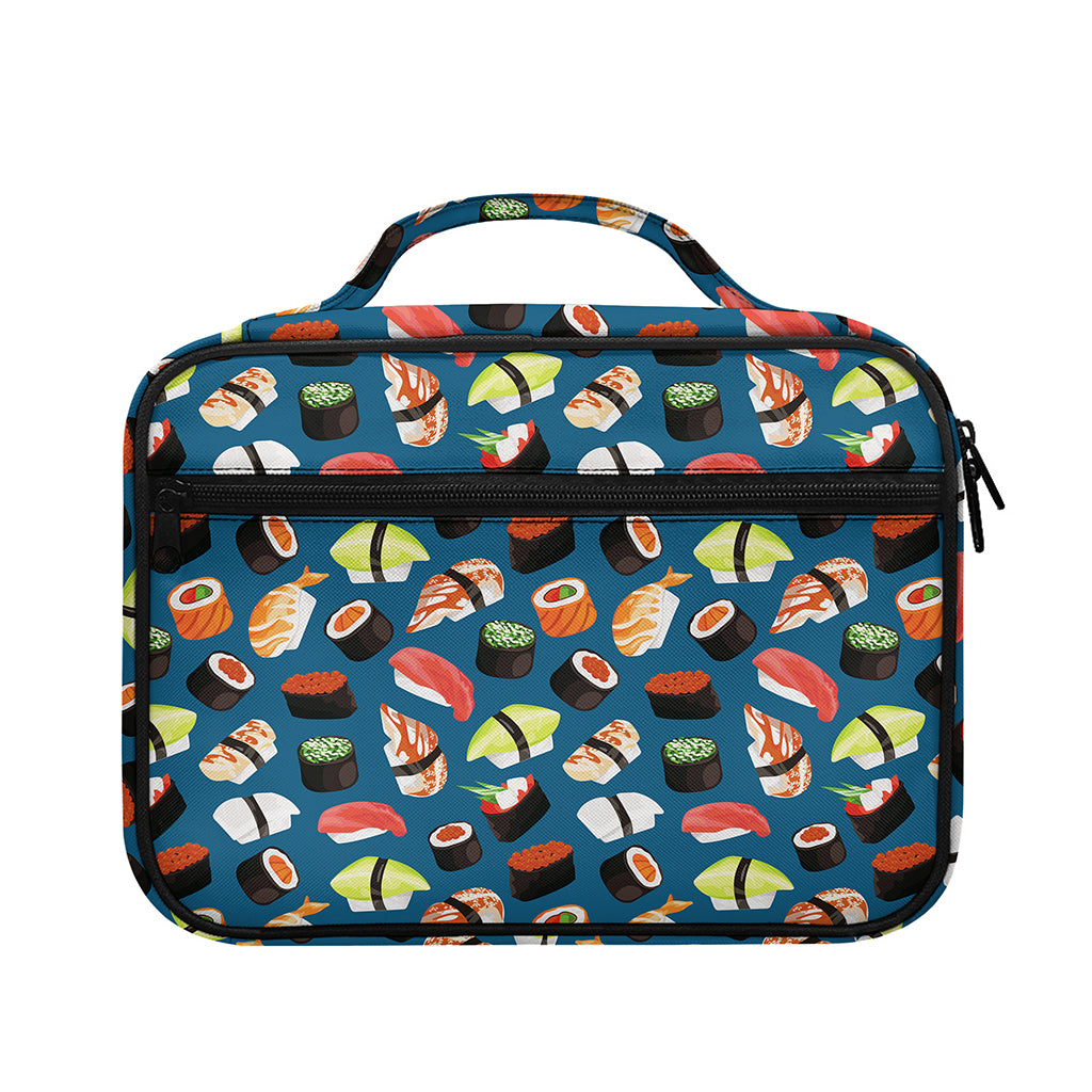 Colorful Sushi Pattern Print Briefcase Bible Bag