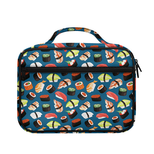 Colorful Sushi Pattern Print Briefcase Bible Bag